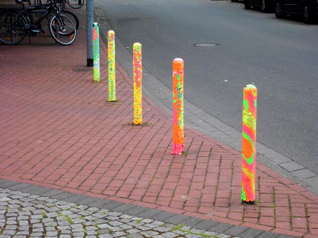 Kunstaktion „Strich-Code“...