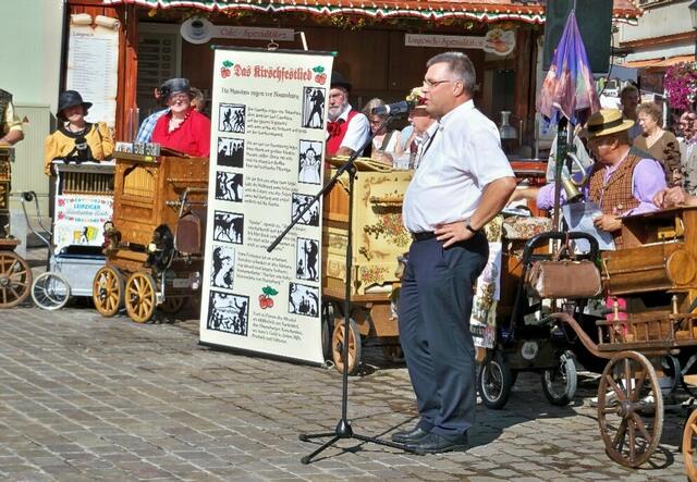 Eröffnung des 11. Drehorgelfestes durch den Naumburger Oberbürgermeister