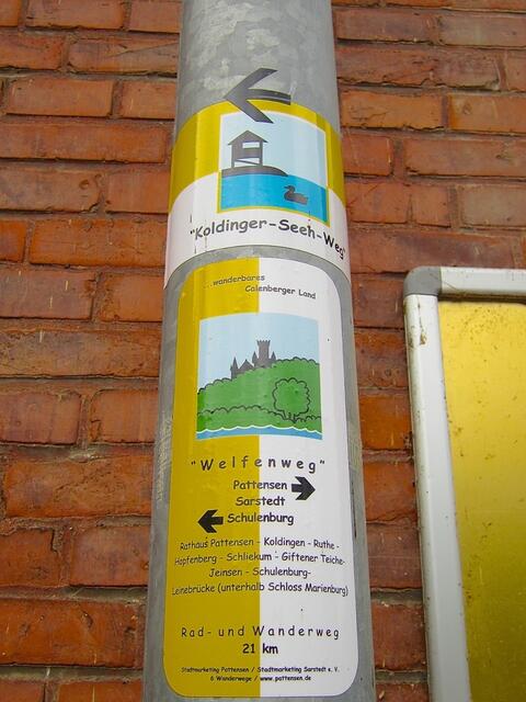 Der Welfenweg ist Teil des Koldinger-Seen-Weges