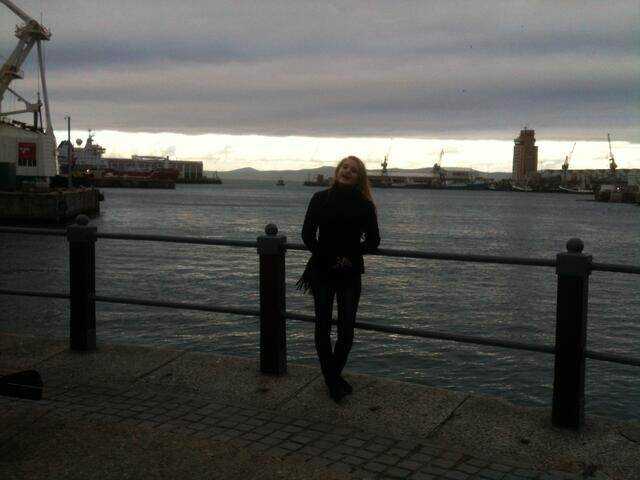 Kapstadt am Hafen vor dem Shopping Center "waterfront"