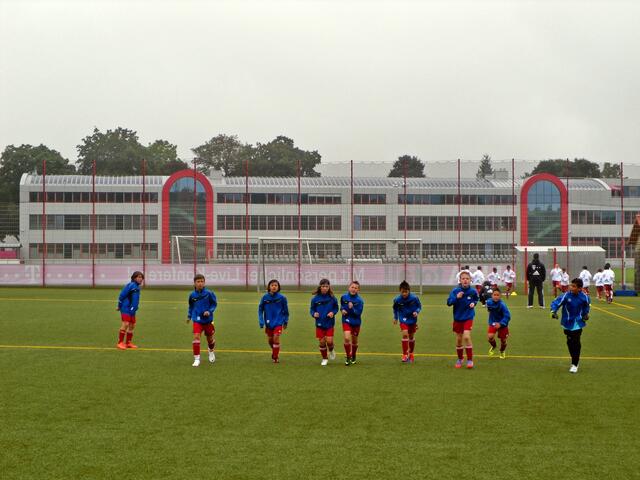 Unsere Jungs beim warmmachen
