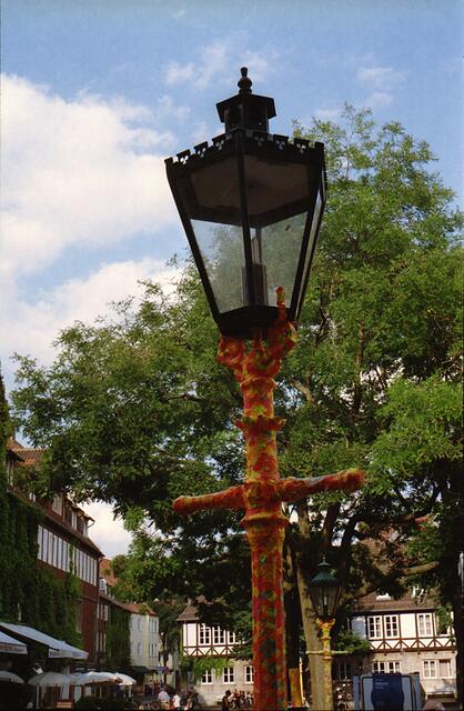 Etikettierte Laterne