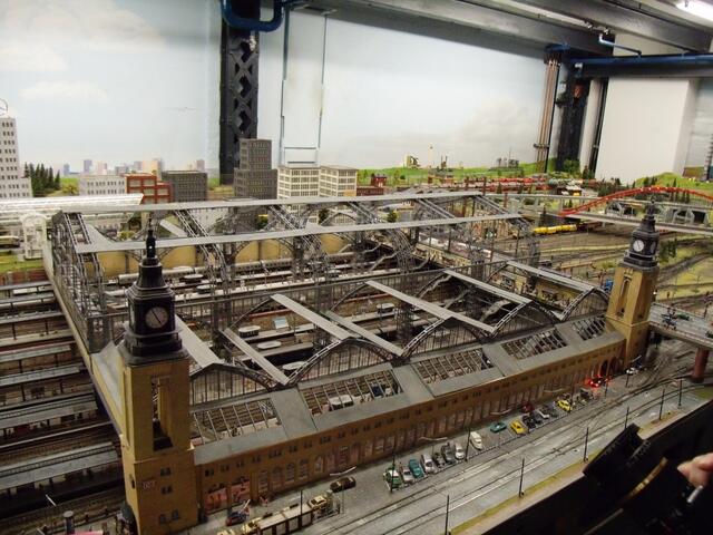 Der Hamburger Hauptbahnhof in Miniaturformat