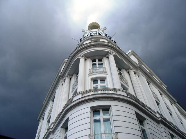 Fassade des Hotel "Atlantik"
