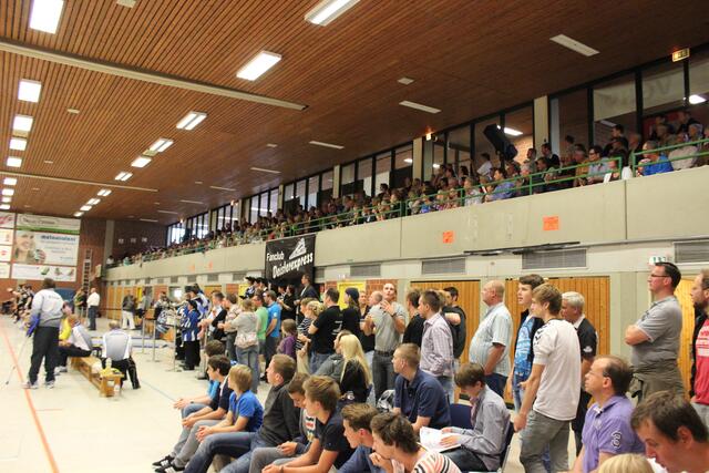 Rund 400 Zuschauer in der Sporthalle am Schulzentrum Süd in Springe!