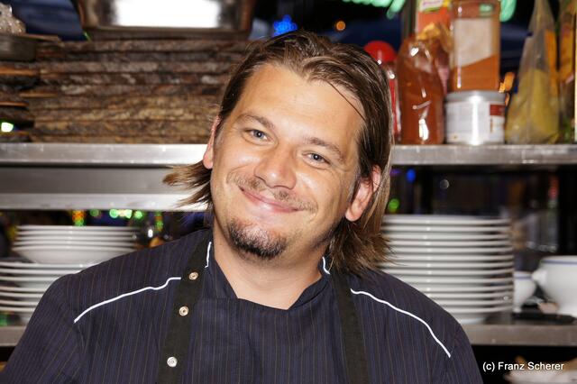 Edel & Weiß - Gourmetabend in der Sterndl'Alm auf dem Augsburger Herbstplärrer - Spezialitätenkoch Torsten Ludwig (Restaurant Papageno Augsburg)