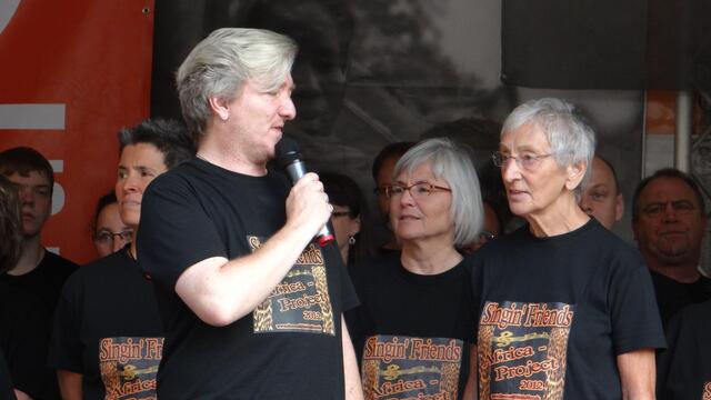 Renate Hofmann von den Waldgeistern im Interview mit Michael Hoppmann