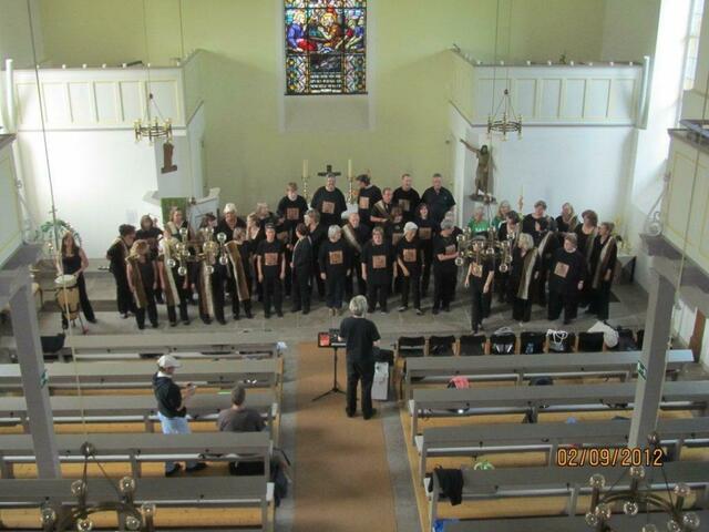 Stellprobe in der Petruskirche