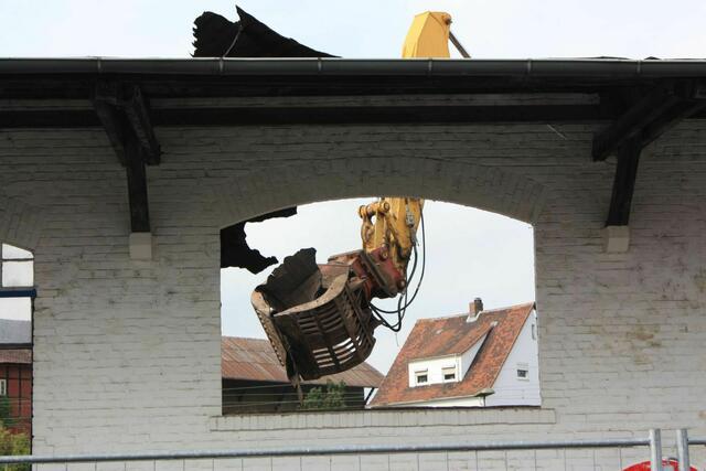 Bagger bei der Arbeit