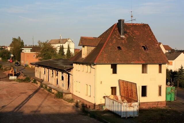 Der Güterbahnhof ist bereit für den Abriss.