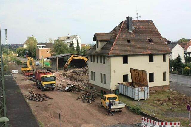 Blick auf den Güterbahnhof