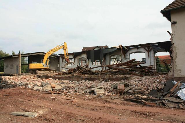 Abriss des Güterbahnhofs