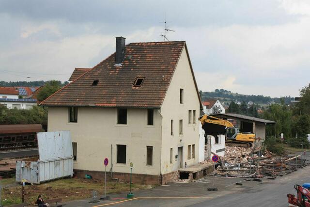 Blick auf den Güterbahnhof
