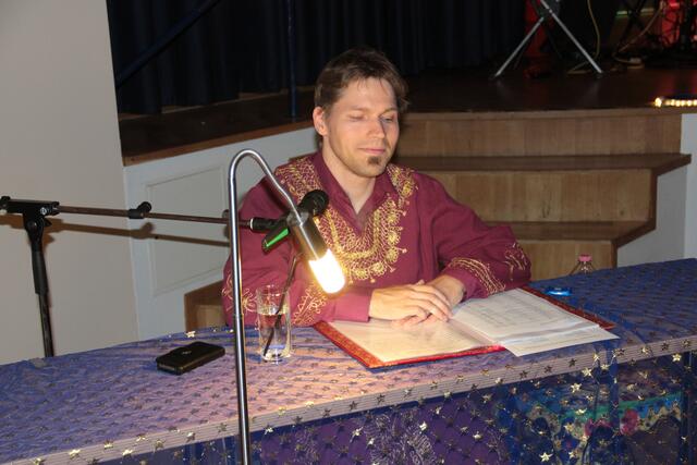 Unser Geschichtenerzähler Klaus Arne Mohr unterhielt die Gäste mit Geschichten aus dem Morgenland!