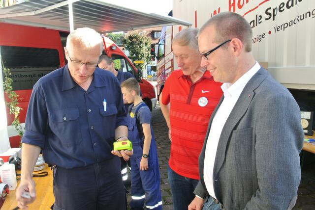 Sicherheitstechnik für die Einsatzkräfte.