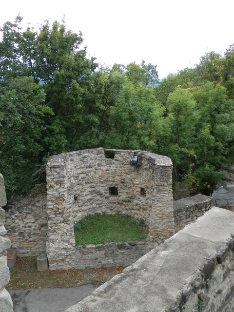 Die Mauern der Burg
