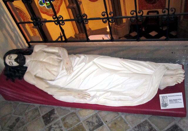 Bildhauer Walter - Jesus liegend von 1875 (Kirchenschatz St. Martin)