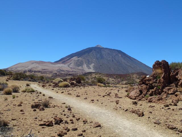 Blick zurück zum Teide