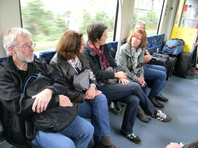 In der Nordwestbahn von Osnabrück nach Bramsche.