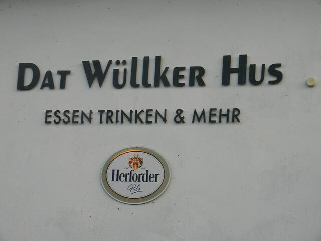 "Dat Wüllker Hus", Treffpunkt zum 2. Abendessen in Buffettform in Bramsche.