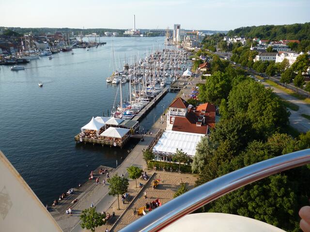 Der Hafen aus der Vogelpesrpektive