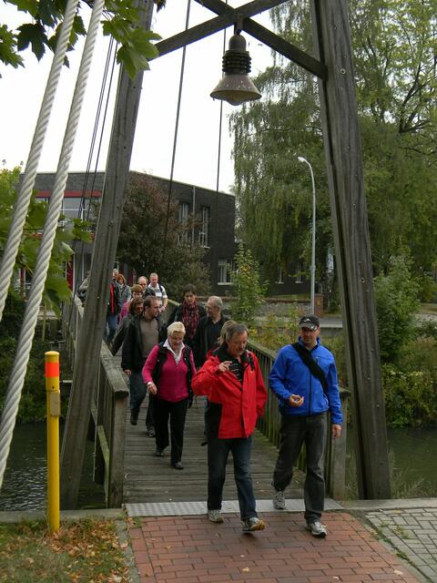 Über diese Brücke musste man immer gehen, wenn man in die Stadt wollte.
