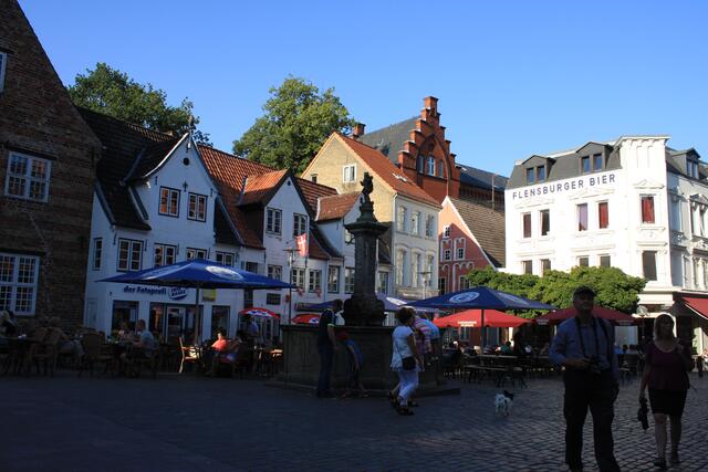 Der Marktplatz von Flensburg