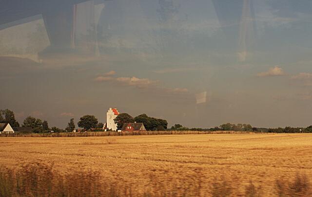 Getreidefelder soweit das Auge sah