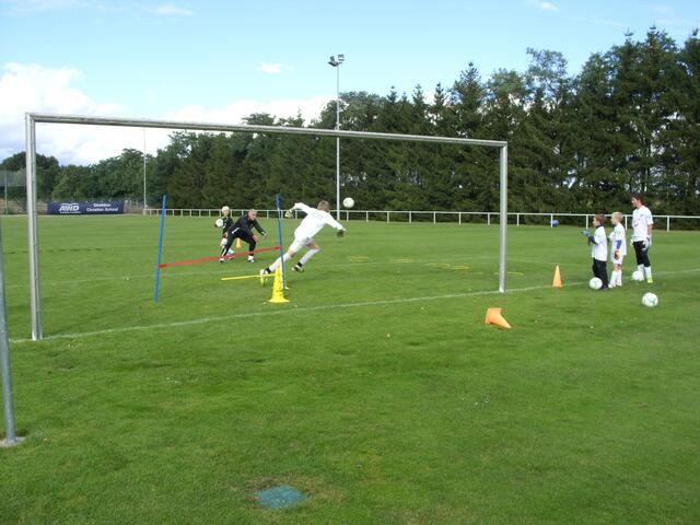 Torwarttraining.