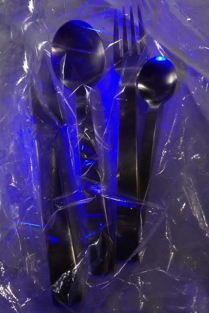 ..in Plastikfolie gepackt!