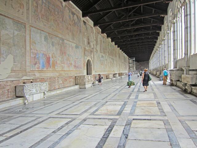 Pisa - Toscana - Italien.
Piazza dei Miracoli
Camposanto
Der Camposanto Monumentale 
(monumentaler Friedhof) 
Friedhofsanlage in Pisa.