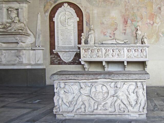 Pisa - Toscana - Italien.
Piazza dei Miracoli
Camposanto
Der Camposanto Monumentale 
(monumentaler Friedhof) 
Friedhofsanlage in Pisa.