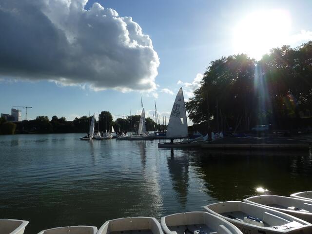Das Wetter war zum segeln richtig.