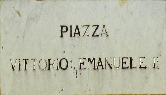 Pisa - Toscana - Italien.
Piazza Vittorio Emanuelle II
(1820 - 1878)