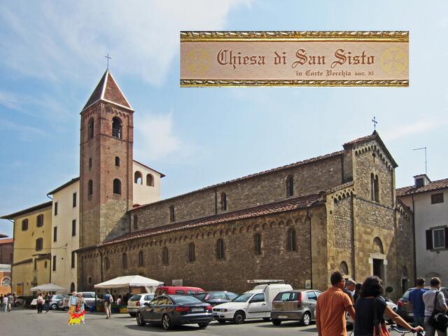 Pisa - Toscana - Italien. 
Chiesa di San Sisto (1070 - 1133).
Sixtus war der alte Schutzpatron 
der Stadt Pisa.
Gedenktag ist der 6. August.