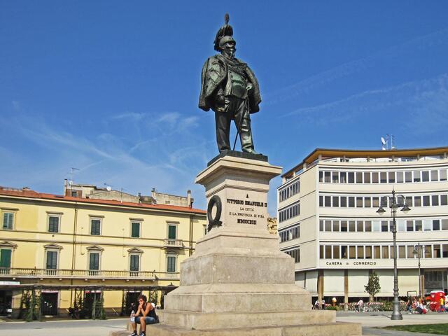 Pisa - Toscana - Italien.
Piazza Vittorio Emanuelle II
(1820 - 1878)