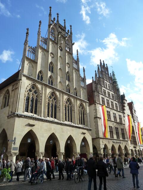 Das historische Rathaus am Prinzipalmarkt.