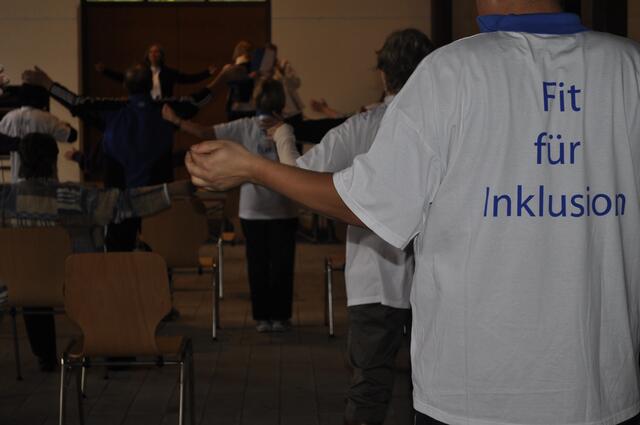 "Fit für Inklusion" - jeder Besucher bekam ein Shirt vom BVS Bayern