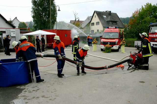 "Saugleitung zu Wasser!"