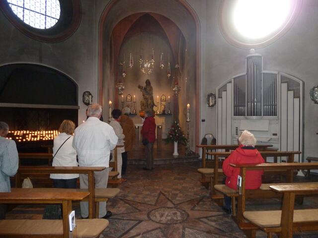 Ein Blick in die Wallfahrtskapelle.