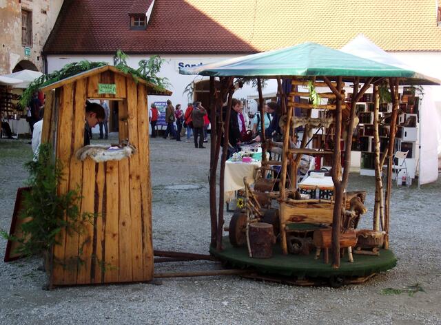 Kinderkarussel mit Fußantrieb (Fahrradkette)