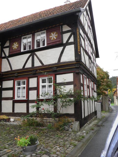 und schönem Fachwerk