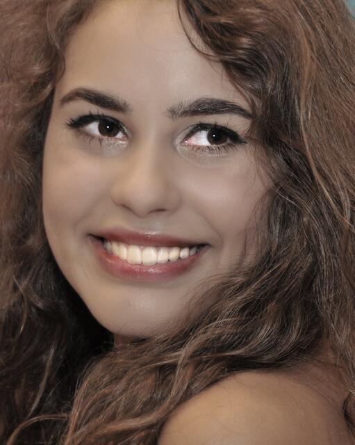 Eine Kandidatin für die Miss Herbst 2012.
