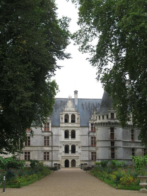 Portal des Schlosses Azay le Rideau.