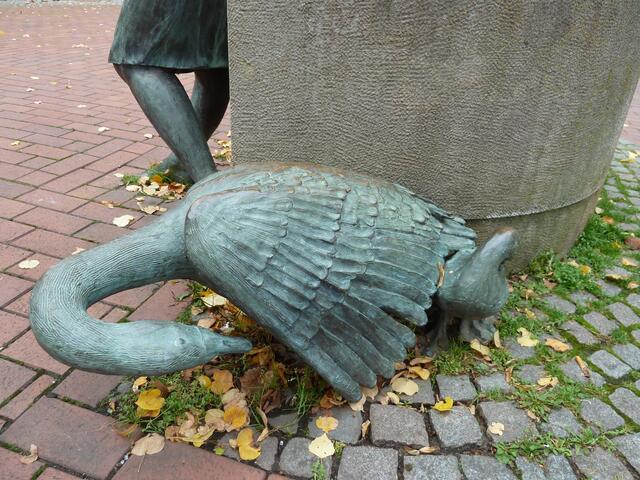 Auch eine Gans befindet sich hier.