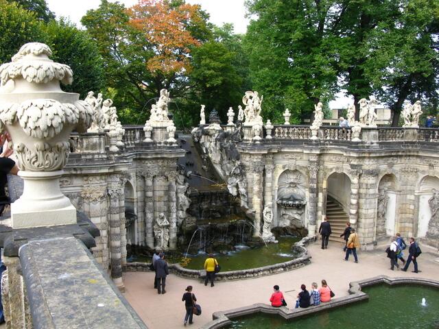 Der bekannte Zwinger von Dresden