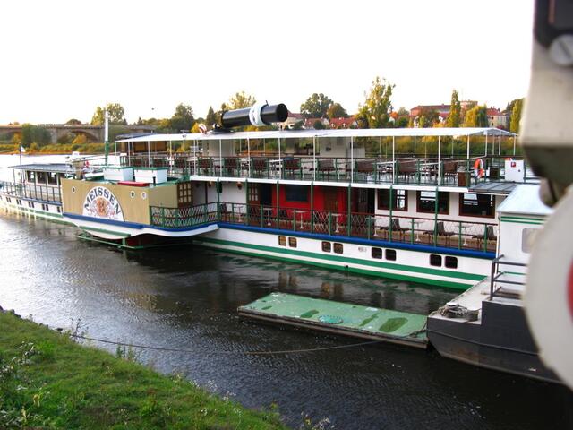 Unser Elbschiff brachte uns von Königsstein nach Pirna