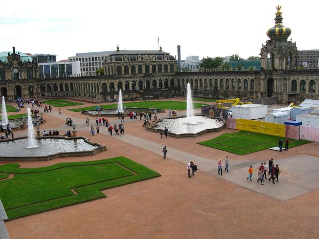 Der bekannte Zwinger von Dresden