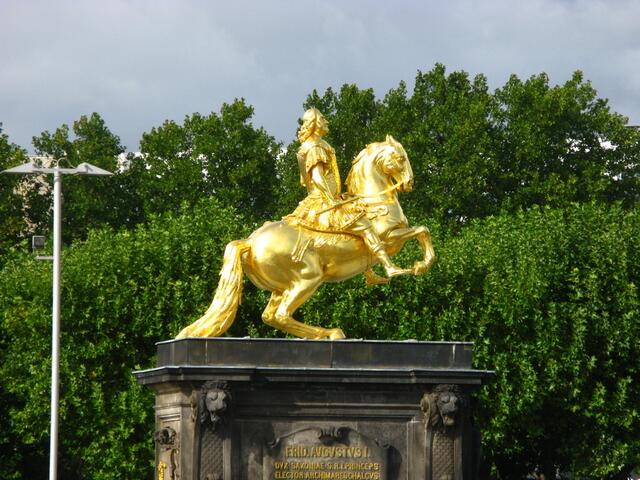 Der Goldene Reiter in Dresden