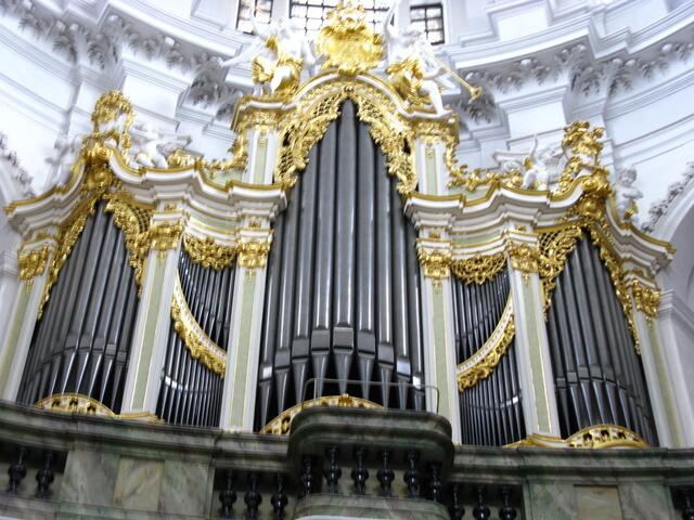 Orgel in der Frauenkirche in Dresden
